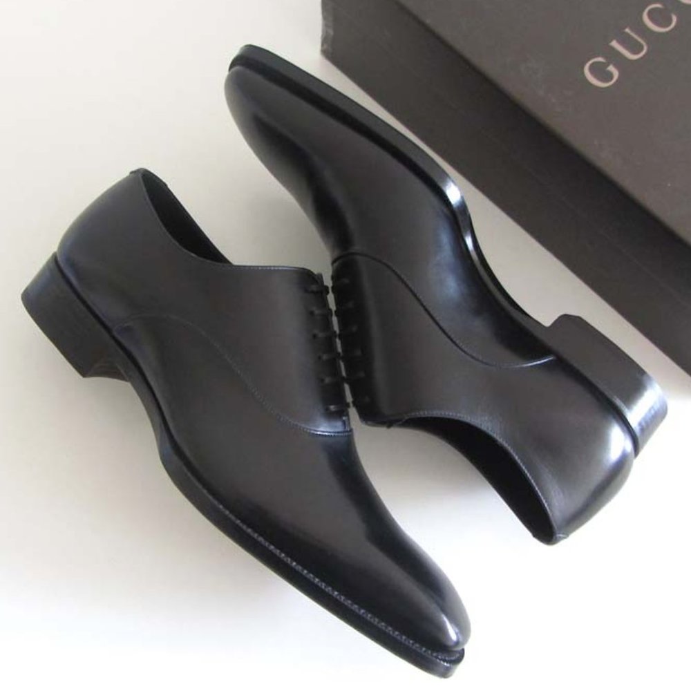 GUCCI Made To Order dress shoes 43 1/2 EEE 10.5 US - Picture 6 of 10